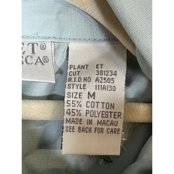 Retro Floral Embroidered Jacket M Green Preppy Retro Pastel 90s Casual Cottage - Picture 3 of 12